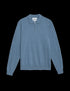 Cotton Rich Zip Up Knitted Polo Shirt